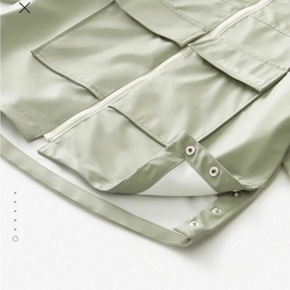 NWT ZARA Rubberized Jacket - Picture 3 of 4